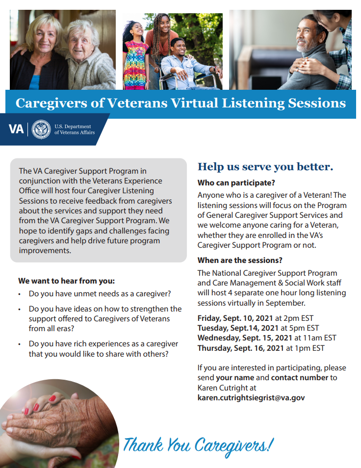 Caregivers Listening Session Preview