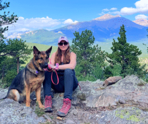 Ambassadog Hannah and Jill Hinton Wolfe